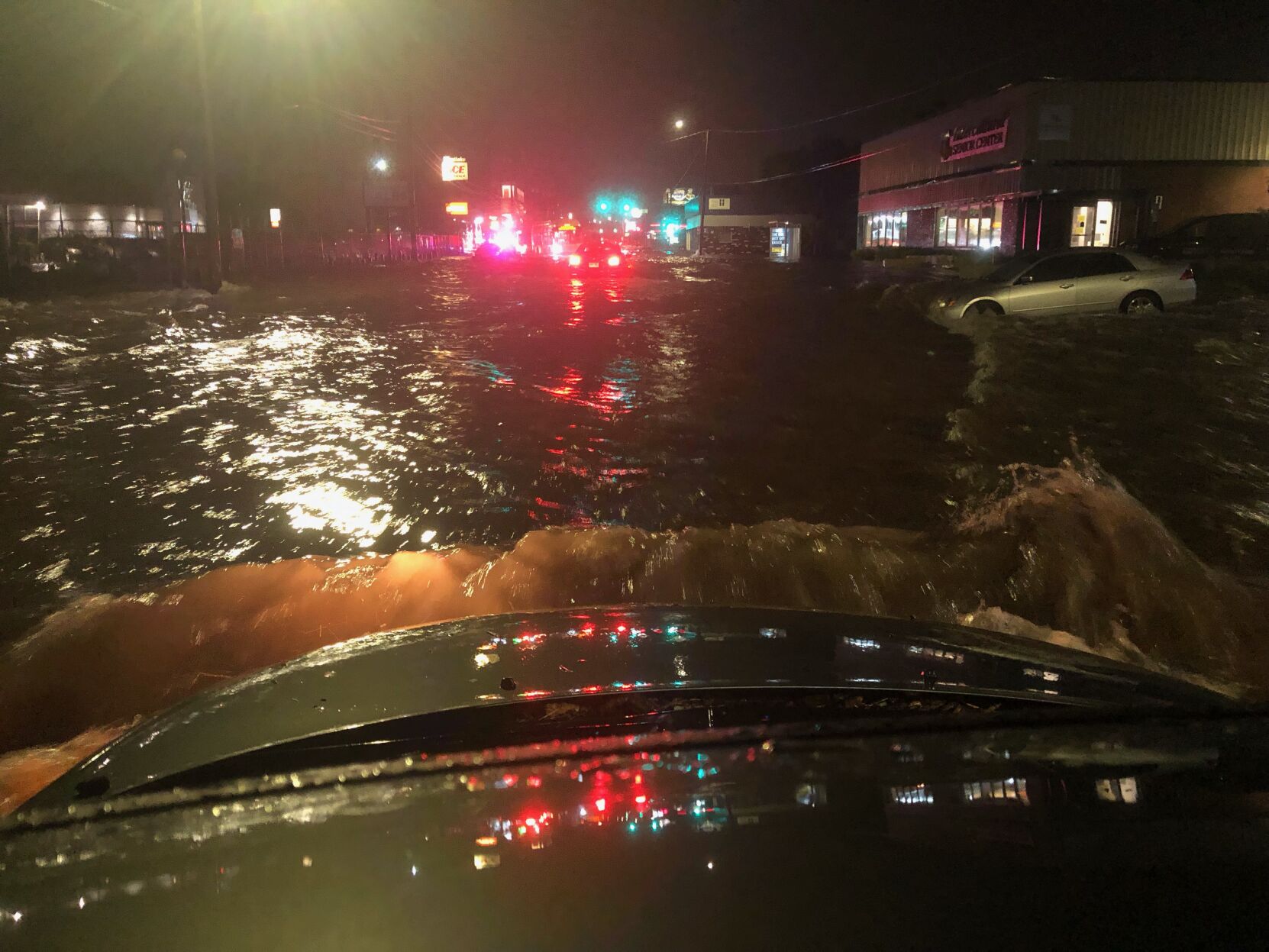 Flooded Center Street